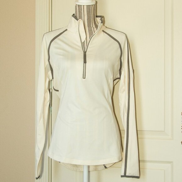 Goode Rider Performance Fleece Top Cream XL - Picture 6 of 8